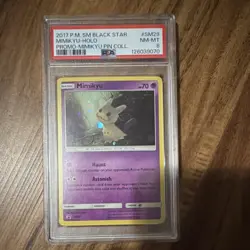 Pokemon Mimikyu P.M. SM Black Star Promo Holo #SM29 2017 NM-MT PSA 8 - Image 1