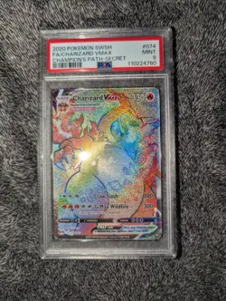 Pokemon TCG Charizard VMAX Champions Path Secret Rainbow Rare Card - Image 1