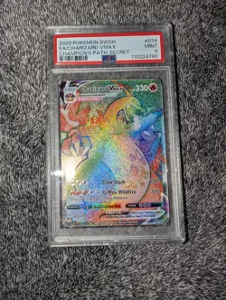 Pokemon TCG Charizard VMAX Champions Path Secret Rainbow Rare Card - Image 3