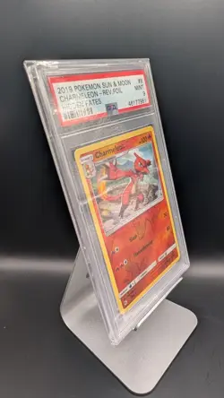 2019 Pokemon Sun & Moon Hidden Fates Charmeleon Reverse Foil Holo #8 PSA 9 - Image 3