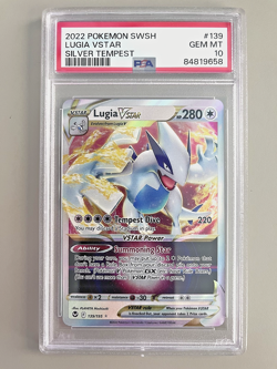 2022 Pokemon SWSH #139 Ligia Vstar Silver Tempest PSA 10 - Image 1