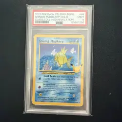 2021 POKEMON CELEBRATIONS CLASSIC COLLECTION #66 SHINING MAGIKARP-HOLO PSA 9 - Image 1