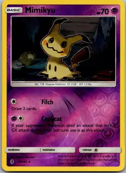Mimikyu 58/145 Guardians Rising Pokemon Reverse Holo - Image 1