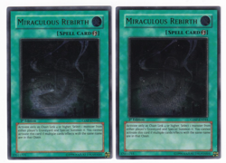 2x Miraculous Rebirth - (CDIP-EN044 - 1st Ed - Ultimate Rare) - LP - Yugioh - Image 1