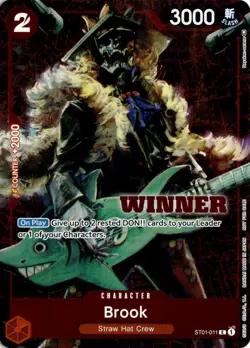Brook (Winner Pack Vol. 4) ST01-011 One Piece One Piece Promo NM - Image 1