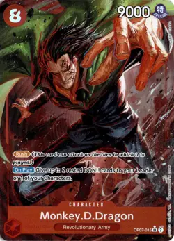 Monkey.D.Dragon (Parallel) OP07-015 One Piece 500 Years in the Future NM - Image 1