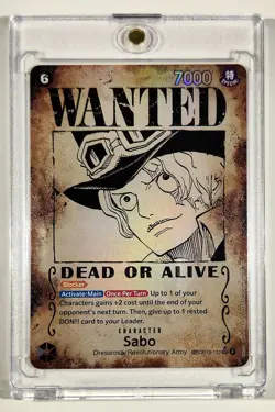 Sabo Wanted OP13-120 SEC One Piece - Carrying On His Will (English) - Image 1