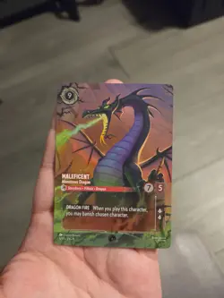 maleficent - monstrous dragon - disney lorcana promo #5 - enchanted - Image 1