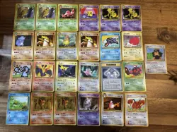 Pokemon Card Old Back Expansion Sheet Bulk Sale 25 Cards - Image 1