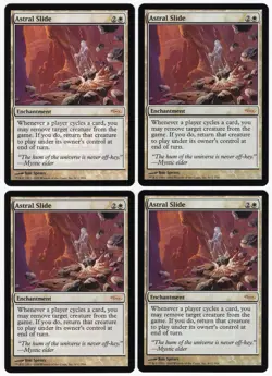 Astral Slide x4 4x DCI FNM Friday Night Magic Promos FOIL Enchantment MTG NM AZ1 - Image 1