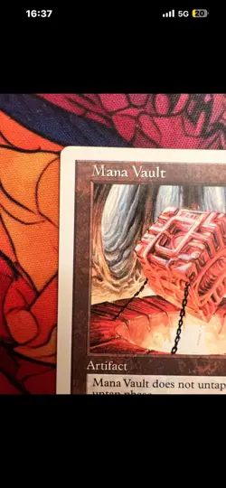 MTG Magic the Gathering Mana Vault (334/379) Fourth Edition and Sol Ring Revised - Image 2
