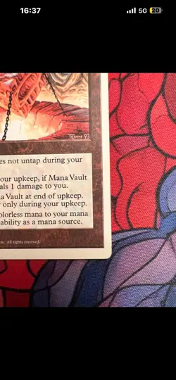 MTG Magic the Gathering Mana Vault (334/379) Fourth Edition and Sol Ring Revised - Image 3