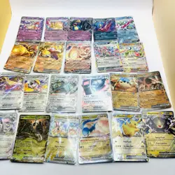Pokemon EX Mixed Of 22 Cards Paldea Evolved Paradox Rift Obsidian Flames - Image 1