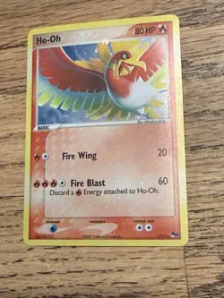 Pokemon TCG Ho-Oh Pop Series Promos 5 Holo Rare Card 1/17 - Image 1