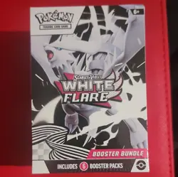Pokemon TCG Scarlet & Violet White Flare Booster Bundle Box 6 Packs English 2025 - Image 1
