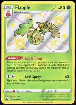 Flapple SV013/SV122 Shining Fates Shiny Vault Shiny Rare Negishi Near Mint - Image 2