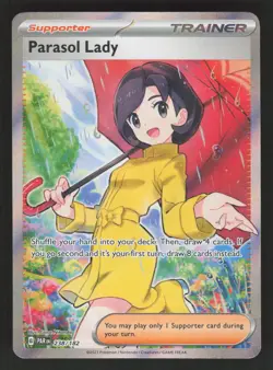 Parasol Lady 238/182 Pokemon TCG SV04: Paradox Rift NM - Image 1