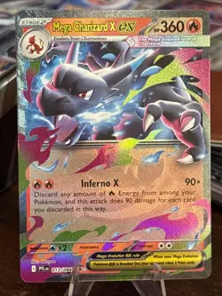 Mega Charizard X ex 013/094 Pokemon TCG Phantasmal Flames Double Rare NM - Image 1