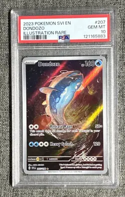 Pokemon TCG Dondozo #207 PSA 10 Scarlet & Violet Base set - Image 1