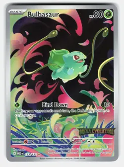 BULBASAUR MEG 133/132 (Mega Evolution STAMPED) - Pokemon - 2025 MASHU NM/M - Image 1