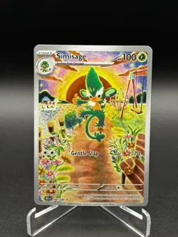 Simisage 090/086 Holo Illustration Rare Black Bolt Pokemon NM/M - Image 1