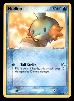 Mudkip 56/106 Common Emerald Pokemon Lightly Played - Image 1