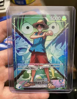 Monkey D. Luffy OP16-022 Leader L Alt Art Holo English - Image 1