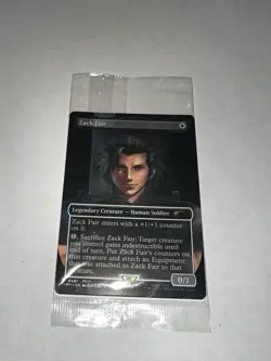 SEALED Zach Fair MTG promo card from Final Fantasy VII Switch 2 - Image 1
