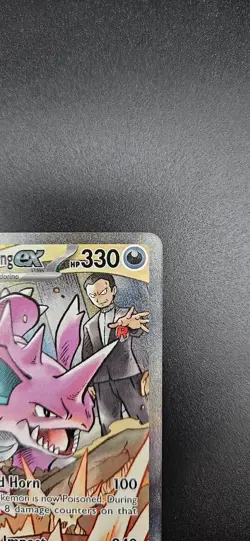 Team Rocket's Nidoking ex 233/182 SIR SV10: Destined Rivals - Pokemon Card - NM - Image 3
