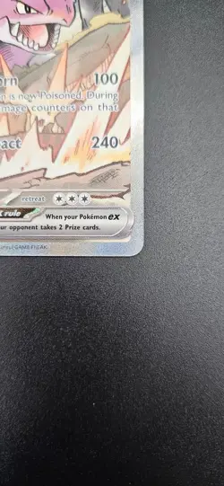 Team Rocket's Nidoking ex 233/182 SIR SV10: Destined Rivals - Pokemon Card - NM - Image 4