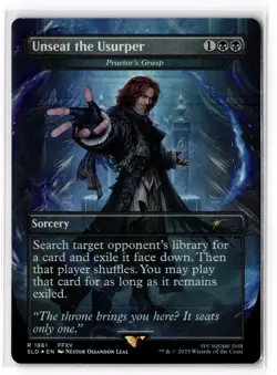 Unseat the Usurper - Praetor's Grasp (Rainbow Foil) 1861 Secret Lair Drop NM - Image 1