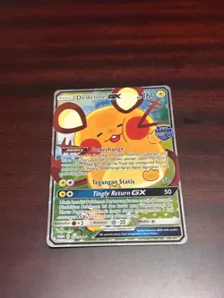 Pokemon TCG Bahasa Indonesia Language Dedenne GX Pokemon League Regional #158 - Image 1