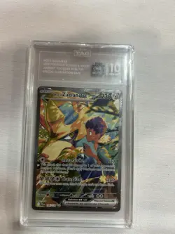 Pokemon Hop's Zacian ex 186/159 Sv09 Journey Together SIR Holo TAG 10 2025 - Image 1