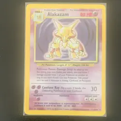 Wizards of the Coast Alakazam 1/102 Base Set Shadowless Holo Rare (1999) - Image 2