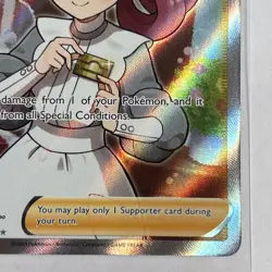 Pokemon TCG Pokemon Center Lady Vivid Voltage 185/185 Holo Full Art Ultra Rare - Image 5
