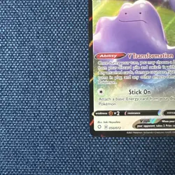 Pokemon Ditto V #050/072 Shining Fates Ultra Rare Holo NM - Image 3
