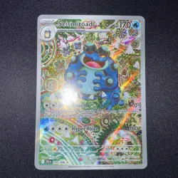 Seismitoad 105/086 Pokemon 2025 Sv: Black Bolt Illustration Rare - Image 2