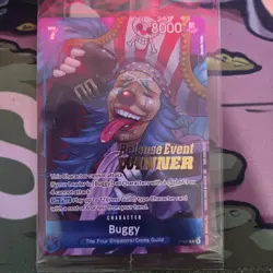 Buggy P-084 Release Event Winner Promo One Piece English Sealed - Image 1