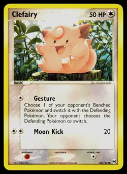 Pokemon Card Clefairy 59/112 FireRed & LeafGreen Common - Image 1