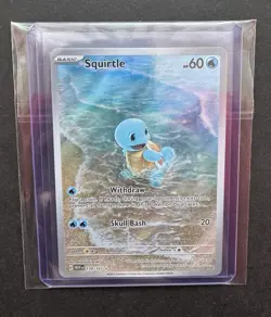 Squirtle 170/165 Illustration Rare - Pokemon 151 - Near Mint Card NM - Image 3