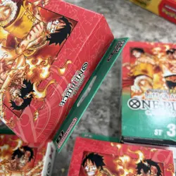 LOT OF 4 DECKS Bandai One Piece Card Game Starter Deck EX Luffy & Ace ST-30 - Image 4