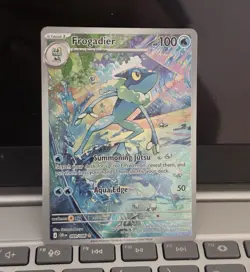 Frogadier Crown Zenith 089/086 Secret Rare Holo Full Art Pokemon Card - Image 1