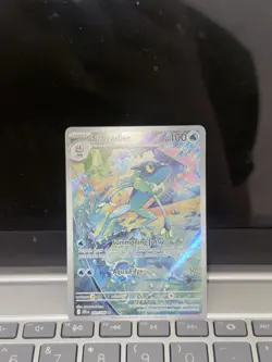 Frogadier Crown Zenith 089/086 Secret Rare Holo Full Art Pokemon Card - Image 3