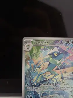 Frogadier Crown Zenith 089/086 Secret Rare Holo Full Art Pokemon Card - Image 5