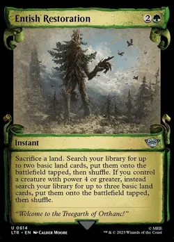 Tales of Middle-earth Variants Foil: Entish Restoration (0614 - Scroll Showcase - Image 1