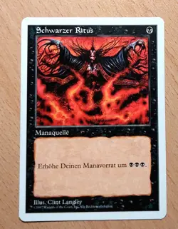 MTG Magic: Schwarzer Ritus / Dark Ritual, DEUTSCH - Image 1