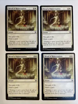 4x Mtg Ixalan Ritual Of Rejuvenation NM Magic The Gathering - Image 1