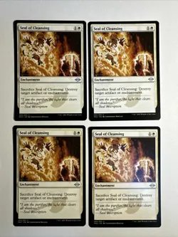 4x Mtg Modern Horizons 2 Seal Of Cleansing NM/M Magic The Gathering - Image 1