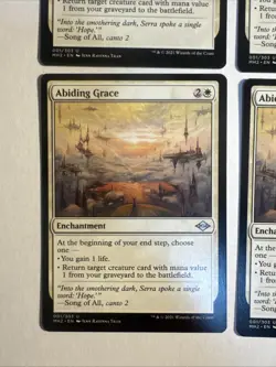 4x Mtg Modern Horizons 2 Abiding Grace NM/M Magic The Gathering - Image 2