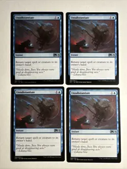 4x Mtg Core Set 2021 M21 Unsubstantiate NM/M Magic The Gathering - Image 1